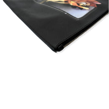 Load image into Gallery viewer, GIVENCHY Bambi Print Medium Textured Coated Canvas Cosmetic Pouch Black
