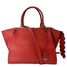 Load image into Gallery viewer, FENDI 3 Jours Calfskin Leather Shoulder Bag Red
