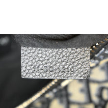 Load image into Gallery viewer, CHRISTIAN DIOR Saddle Oblique Jacquard Crossbody Bag Navy Grey
