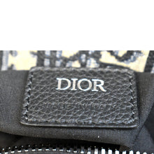 Load image into Gallery viewer, CHRISTIAN DIOR Saddle Oblique Jacquard Crossbody Bag Navy Grey
