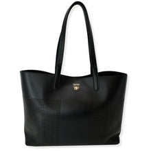 Load image into Gallery viewer, Tom Ford East/West Graphic T Perforated Leather Tote Bag
