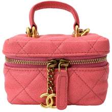 Load image into Gallery viewer, Chanel Vanity Case Small Leather Crossbody Bag Pink | DDH
