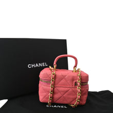 Load image into Gallery viewer, Chanel Vanity Case Small Leather Crossbody Bag Pink | DDH
