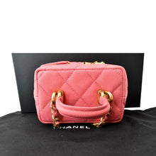 Load image into Gallery viewer, Chanel Vanity Case Small Leather Crossbody Bag Pink | DDH
