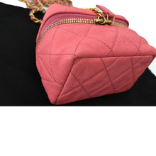 Load image into Gallery viewer, Chanel Vanity Case Small Leather Crossbody Bag Pink | DDH
