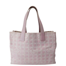 Load image into Gallery viewer, CHANEL CC Logo Travel Line Large Nylon Tote Bag Light Pink
