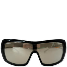 Load image into Gallery viewer, CHANEL Shield Acetate Sunglasses Metallic Lens
