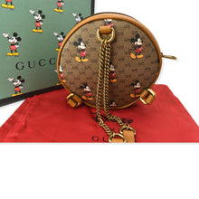 Load image into Gallery viewer, GUCCI Disney x Mini GG Supreme Round Backpack Bag Beige 603730
