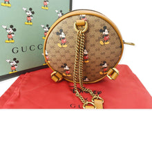 Load image into Gallery viewer, GUCCI Disney x Mini GG Supreme Round Backpack Bag Beige 603730
