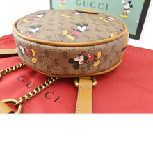 Load image into Gallery viewer, GUCCI Disney x Mini GG Supreme Round Backpack Bag Beige 603730
