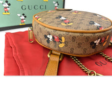 Load image into Gallery viewer, GUCCI Disney x Mini GG Supreme Round Backpack Bag Beige 603730
