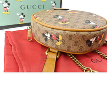 Load image into Gallery viewer, GUCCI Disney x Mini GG Supreme Round Backpack Bag Beige 603730
