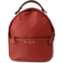 Load image into Gallery viewer, LOUIS VUITTON Sorbonne Monogram Empreinte Leather Backpack Red
