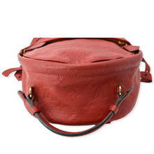 Load image into Gallery viewer, LOUIS VUITTON Sorbonne Monogram Empreinte Leather Backpack Red
