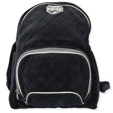 Load image into Gallery viewer, Chanel Coco Neige Front Pocket Quilted Velvet Backpack Bag
