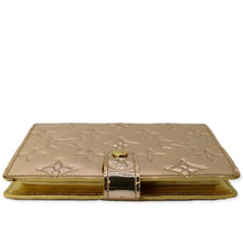 Load image into Gallery viewer, LOUIS VUITTON Miroir Small Monogram Embossed Ring Agenda Gold
