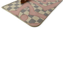 Load image into Gallery viewer, LOUIS VUITTON Tahitienne Pochette Wristlet Pouch Damier Azur Neverfull MM Pink
