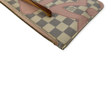 Load image into Gallery viewer, LOUIS VUITTON Tahitienne Pochette Wristlet Pouch Damier Azur Neverfull MM Pink
