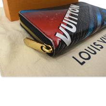 Load image into Gallery viewer, LOUIS VUITTON Race Print Limited Edition Epi Leather Zippy Wallet Multicolor
