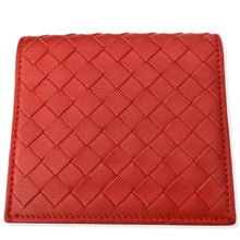 Load image into Gallery viewer, Bottega Veneta Intrecciato Leather Bifold Wallet Red | DDH
