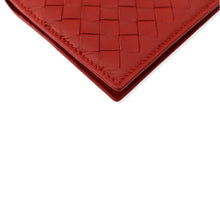 Load image into Gallery viewer, Bottega Veneta Intrecciato Leather Bifold Wallet Red | DDH
