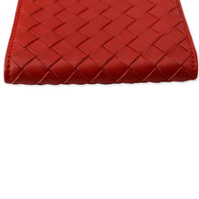 Load image into Gallery viewer, Bottega Veneta Intrecciato Leather Bifold Wallet Red | DDH
