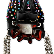 Load image into Gallery viewer, CHRISTIAN LOUBOUTIN Mary Jane Bucket Veau Velours Shoulder Bag Black
