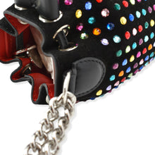 Load image into Gallery viewer, CHRISTIAN LOUBOUTIN Mary Jane Bucket Veau Velours Shoulder Bag Black
