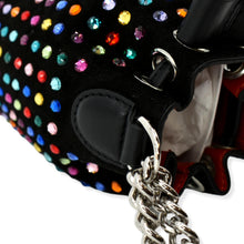 Load image into Gallery viewer, CHRISTIAN LOUBOUTIN Mary Jane Bucket Veau Velours Shoulder Bag Black
