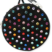 Load image into Gallery viewer, CHRISTIAN LOUBOUTIN Mary Jane Bucket Veau Velours Shoulder Bag Black
