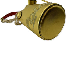 Load image into Gallery viewer, CHRISTIAN LOUBOUTIN Mary Jane Bucket Mini Leather Shoulder Bag Gold
