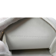 Load image into Gallery viewer, BALENCIAGA Logo Print Leather Strap Cash Phone Holder White
