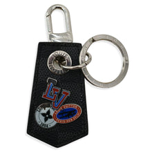 Load image into Gallery viewer, Louis Vuitton Alps Key Holder &amp; Bag Charm Black/Silver
