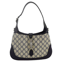 Load image into Gallery viewer, GUCCI Jackie 1961 Small GG Supreme Canvas Hobo Bag Beige 678843
