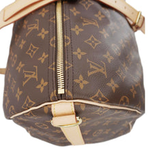 Load image into Gallery viewer, LOUIS VUITTON Keepall 55 Bandouliere Monogram Canvas Travel Bag Brown
