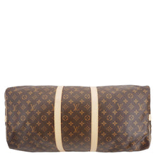 Load image into Gallery viewer, LOUIS VUITTON Keepall 55 Bandouliere Monogram Canvas Travel Bag Brown
