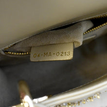 Load image into Gallery viewer, CHRISTIAN DIOR Mini Lady Dior Lambskin Leather Shoulder Bag Platinum Metallic
