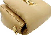 Load image into Gallery viewer, LOUIS VUITTON Twist MM Padded Lambskin Leather Shoulder Bag Beige
