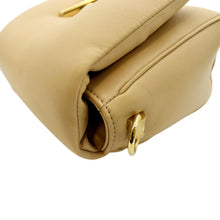 Load image into Gallery viewer, LOUIS VUITTON Twist MM Padded Lambskin Leather Shoulder Bag Beige
