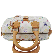 Load image into Gallery viewer, LOUIS VUITTON Speedy 30 Monogram Multicolor Canvas Satchel Bag White
