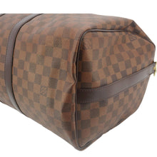 Load image into Gallery viewer, LOUIS VUITTON Keepall 45 Bandouliere Damier Ebene Travel Bag Brown
