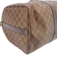 Load image into Gallery viewer, LOUIS VUITTON Keepall 45 Bandouliere Damier Ebene Travel Bag Brown
