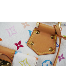 Load image into Gallery viewer, LOUIS VUITTON Speedy 30 Monogram Multicolor Canvas Satchel Bag White
