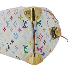 Load image into Gallery viewer, LOUIS VUITTON Speedy 30 Monogram Multicolor Canvas Satchel Bag White
