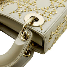 Load image into Gallery viewer, CHRISTIAN DIOR Mini Lady Dior Lambskin Leather Shoulder Bag Platinum Metallic
