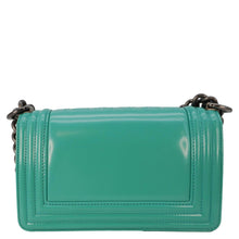 Load image into Gallery viewer, CHANEL Boy Small Patent Leather Shoulder Bag Green
