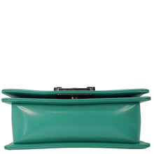 Load image into Gallery viewer, CHANEL Boy Small Patent Leather Shoulder Bag Green
