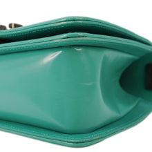 Load image into Gallery viewer, CHANEL Boy Small Patent Leather Shoulder Bag Green
