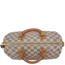 Load image into Gallery viewer, LOUIS VUITTON Speedy 30 Bandouliere Damier Azur Shoulder Bag White
