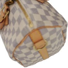 Load image into Gallery viewer, LOUIS VUITTON Speedy 30 Bandouliere Damier Azur Shoulder Bag White
